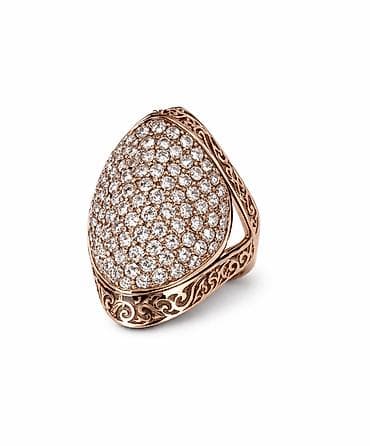 Кольцо из красного золота 375 — ADAMANT - Артикул: 23458 - Материал