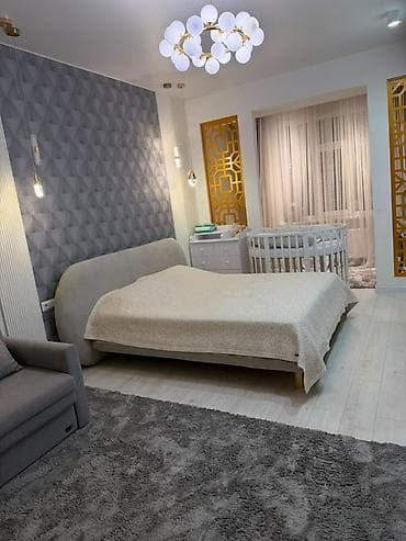 400: 2 комнаты, 80 м², Кок-Жар мкр Элитка, 7 этаж, Евроремонт — 10