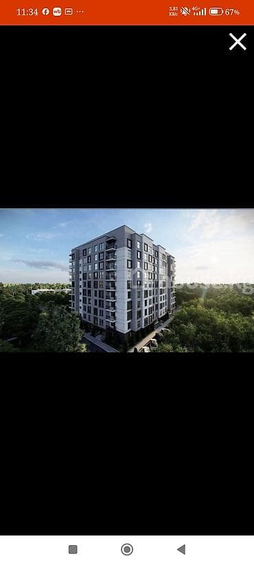 Үй куруучулардан жаңы конуштар: Курулуп жатат, Элитка, 1 бөлмө, 55 м² — 1