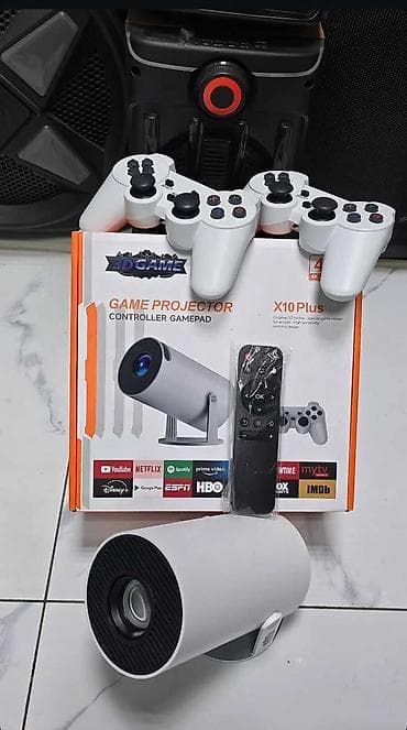 xbox console: ​🎮 Игровой Smart TV Проектор 3DGame X10 Plus (Комплект с геймпадами) — 2