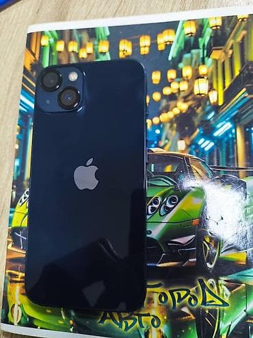 iphone 17 pro max mini: IPhone 13, Б/у, 128 ГБ, Midnight, Защитное стекло, Чехол, 74 % — 1