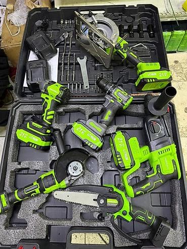 набор электроинструментов: Наборы 4В1 и 5в1 и 6в1 SHUTOKO,KEN,MIDASS,KASON,hilti От 8000 и выше — 4