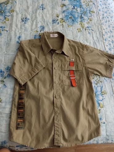 Көйнөктөр: Детский батник для мальчика на 8-10 лет в отличном состоянии — 1