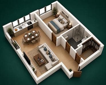 Новостройки от застройщика: Строится, 1 комната, 47 м² — 2