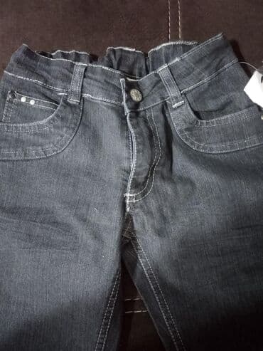 5 лет: Джинсы и брюки, цвет - Черный, Новый — 2