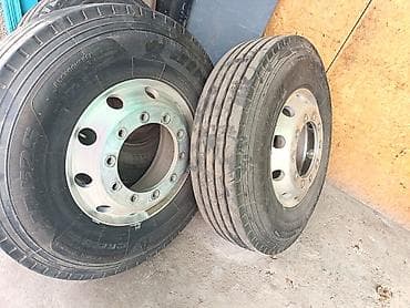 наружные накладки порогов: Грузовая шина 12 R 22, 5 две 2 шт с диском - — 4