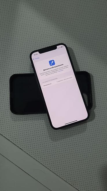 наушник буу: IPhone 12, Колдонулган, 64 ГБ, Кара, Каптама, 76 % — 6
