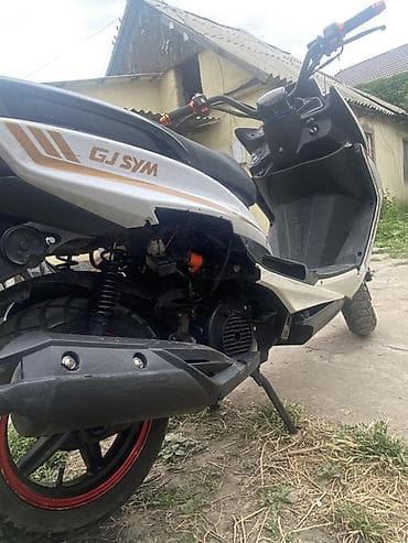 jet sky: Скутер GJ SYM FAST 50/125 (визуально из серии с агрессивным обвесом) — 3