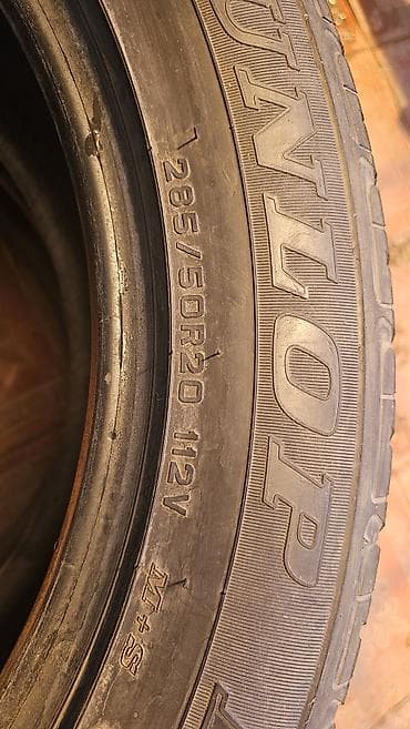 Транспорт: Шины 285 / 50 / R 20, Лето, Б/у, Пара, Англия, DUNLOP — 3