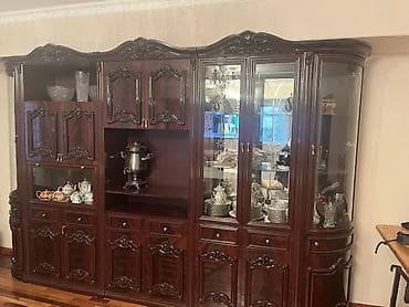 led свет: Гарнитур для зала, Стол, Дерево, цвет - Коричневый — 6