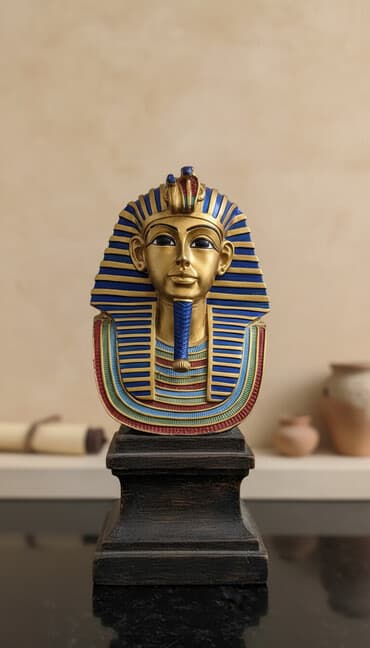 Статуя Фараона деревянный,точно не знаю
1500 сом