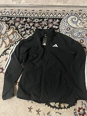 Эркектер кийими: Эркектердин спорттук костюму, L, Adidas, Жаңы, түсү - Кара, Өзү алып кетүү — 1