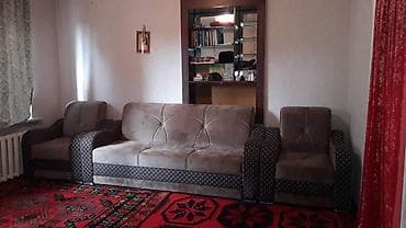 Мебельные гарнитуры: Комплект мягкой мебели, Б/у, цвет - Коричневый — 2