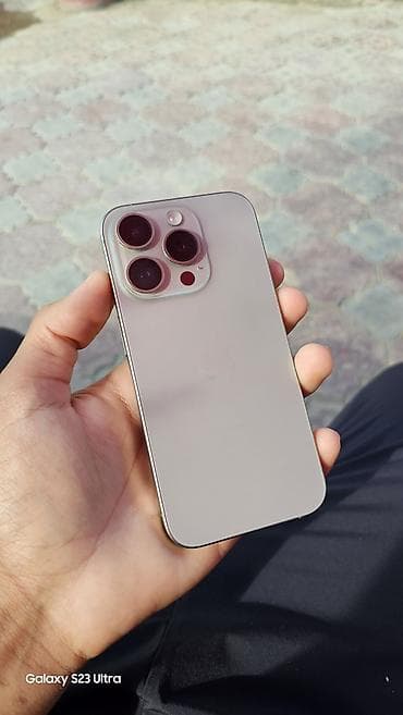 мультиварка бу: IPhone 15 Pro, Б/у, 256 ГБ, Natural Titanium, Зарядное устройство, Защитное стекло, Чехол, 87 % — 1