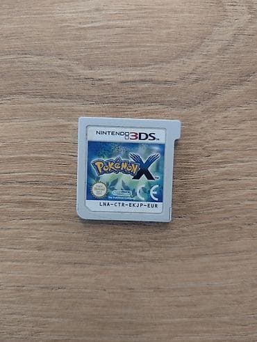 Картриджи игр для Nintendo 3DS: 1) Pokémon X (регион EUR) -