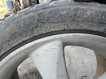 diska 13: Колеса в сборе 215 / 45 / R 17, Зима, Б/у, 1 шт, Легковые, Литые, отверстий - 5 — 3