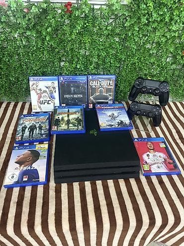 PS4 PRO версия 1 терабайт памяти!!!Супер КОМБО 8 оригинальных игр