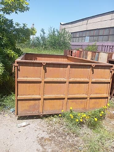 контейнер дома: Металлический бункер-контейнер (ролл‑оф/самосвальный тип) - Материал — 3