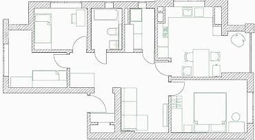 Квартиры: 3 комнаты, 69 м², Элитка, 9 этаж, Евроремонт — 3