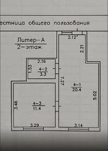 гараж токмок: 2 бөлмө, 35 м², Жеке план, 2 кабат, Даяр ПСО (өзү оңдоп түзөтүп бүтүү үчүн) — 5