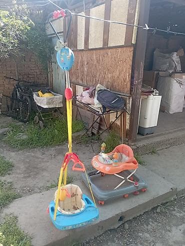 ходунок держатель: Детский комплект: ходунки + подвесные качели-прыгунки. Ходунки: - — 3