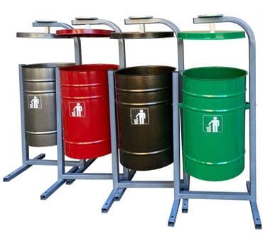 пепельница урна: Урна "Жемчужина" на 38 литров с крышкой и пепельницей. Особенности — 1