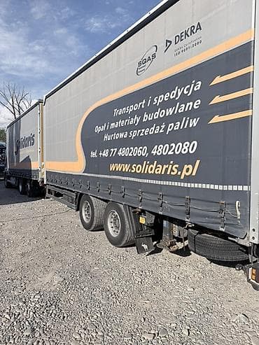 Прицеп, Schmitz Cargobull, Шторный, от 12 т, Б/у