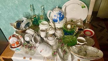 посуда оптом дордой: 📌📌📌Ретро-ассорти тарелки часть сервизов ( всё в отличном — 1