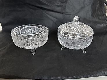 вит 2: Набор из 2 хрустальных конфетниц на ножках.Гусевский завод — 1