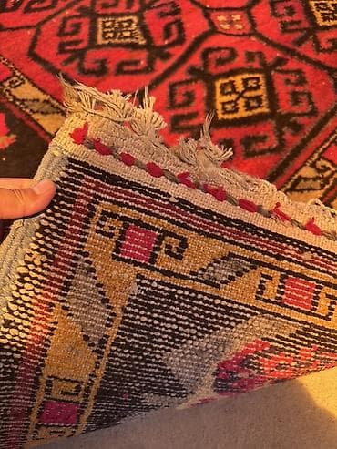 ковер шырдак: Ручной шерстяной ковер в восточном стиле. - Материал: плотная — 2