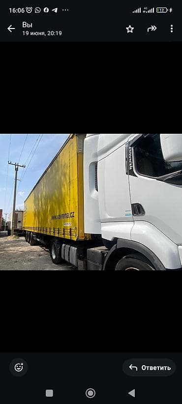 фура рено: Тягач, Renault, 2012 г., Тентованный — 8