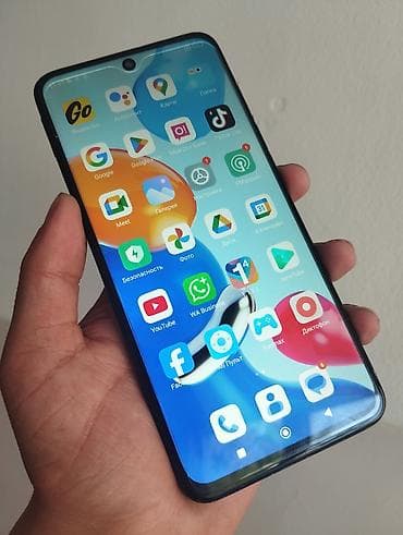 microlab pro: Redmi, Redmi Note 11, Б/у, 64 ГБ, цвет - Черный, 2 SIM — 2