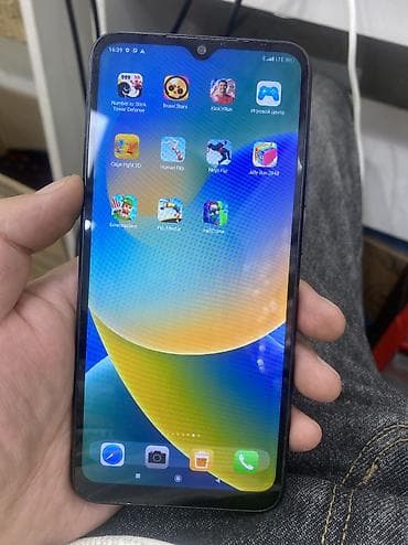 ipnone 12: Redmi, Redmi 9C, Б/у, 64 ГБ, цвет - Синий, 2 SIM — 1