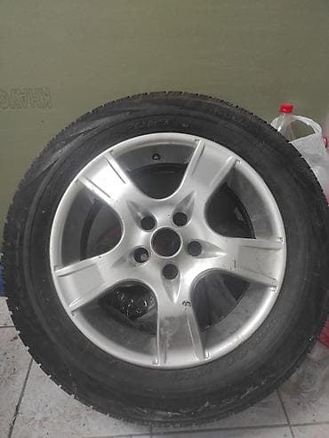 Колеса в сборе 225 / 60 / R 17, Зима, Б/у, 1 шт, Внедорожные (АТ/МТ), Литые, отверстий - 5