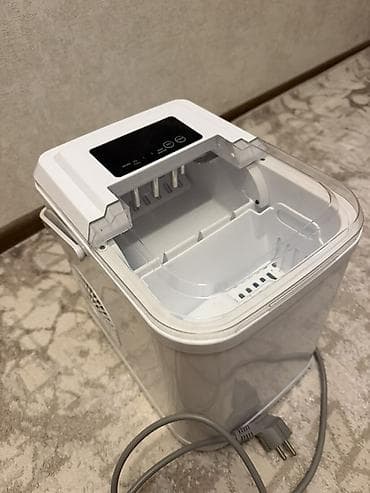 Портативный льдогенератор (Ice Maker), настольный, с прозрачной at lalafo.kg Портативный льдогенератор (Ice Maker), настольный, с прозрачной