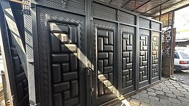 hi tech: Металлические ворота и калитки под заказ - Типы исполнения: распашные — 9