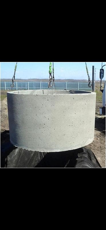 химия для септика: Железобетонное (ЖБИ) кольцо для септика Размер: 110 x 90 x 7 см, Платная установка, Оптом — 3