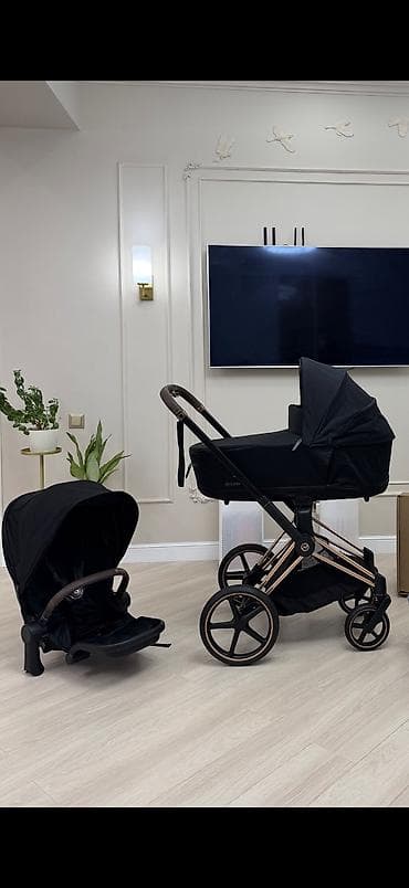 Коляски: Коляска, Cybex, цвет - Черный, Б/у, Самовывоз — 1