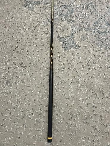 Шлемдер: Бильярдный кий (цельный) - Материал: дерево с чёрным лаковым — 2