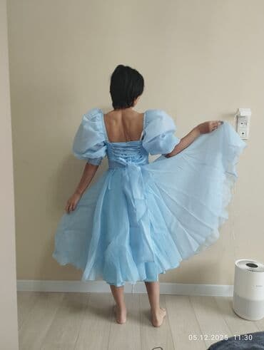 свадебные платья в бишкеке цены на прокат: Вечернее платье, Пышное, Длинная модель, Шифон, С рукавами, S — 8