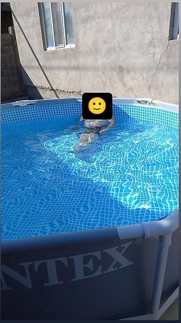 бассейн куплю: Каркасный бассейн Intex Prism Frame Premium Pool - Форма: круглый - — 1