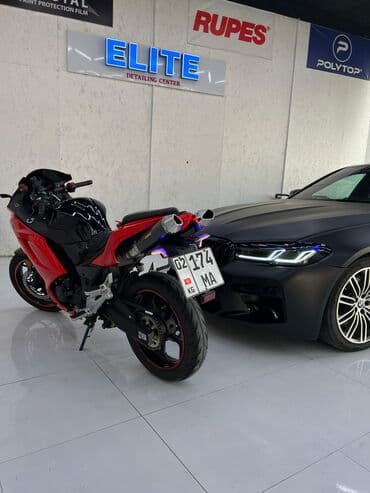 электроный мапет: Спортбайк Kawasaki, 620 куб. см, Бензин, Взрослый, Б/у — 5