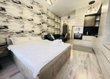 аренда домов посуточно бишкек: 1 комната, Душевая кабина, Постельное белье, Кондиционер — 9