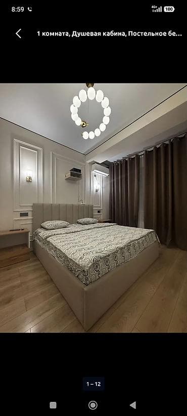 1к: 1 комната, Люкс, элитка, Филармония, Душевая кабина, Постельное белье, Кондиционер — 5