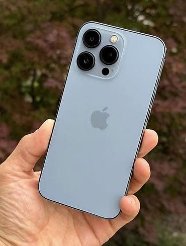 IPhone 13 Pro, цвет голубой (Blue) - Корпус с матовыми стеклянными at lalafo.kg IPhone 13 Pro, цвет голубой (Blue) - Корпус с матовыми стеклянными