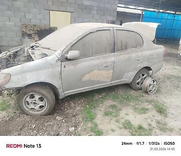abs prius: Toyota Platz — на разбор - Кузов седан, серебристый цвет. - Передняя — 3