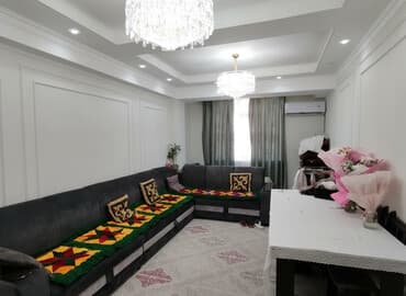 дом вагончик: 1 бөлмө, 50 кв. м, Элитка, 12 кабат, Евроремонт — 1