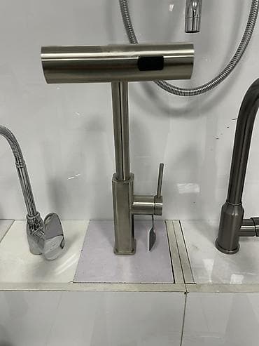 кухонны: Однорычажный Кухонный кран, Новый, Нержавейка, Самовывоз — 1