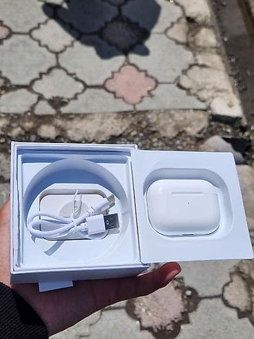 цена проводных наушников на айфон: AirPods pro 🎧 Стоимость 550 сом 💰 Отличный звук за свой бюджет 🔊✨ — 3