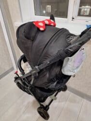 купить колеса на коляску бу: Коляска, цвет - Черный, Б/у — 3